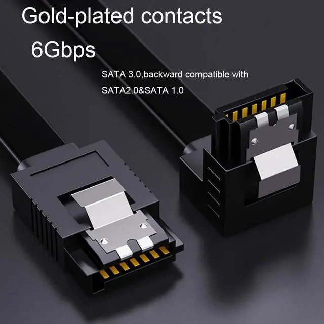 Alt view image 5 of 6 - SATA Cable III,6 Packs SATA Cable III 6Gbps Straight HDD SDD Data Cable with Locking Latch 18 Inch Compatible for SATA HDD (6)