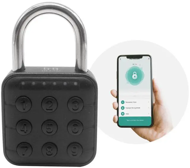 Main image of High-Security 6 Digit Combination Padlock: IP67 Rated, Corrosion-Resistant Zinc Alloy, Anti-Corrosion, for Gym/School/Travel, Privacy Safe, Supports