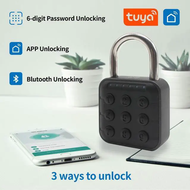 Alt view image 3 of 7 - High-Security 6 Digit Combination Padlock: IP67 Rated, Corrosion-Resistant Zinc Alloy, Anti-Corrosion, for Gym/School/Travel, Privacy Safe, Supports