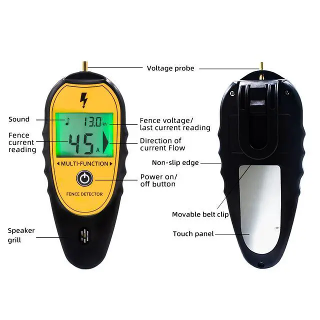 Alt view image 3 of 7 - Electric Fence Tester and Fault Finder, 15KV Digital Electric Fence Voltage Tester 200V15000V