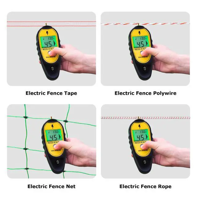 Alt view image 7 of 7 - Electric Fence Tester and Fault Finder, 15KV Digital Electric Fence Voltage Tester 200V15000V