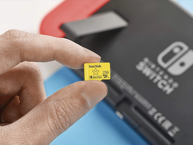 Alt view image 7 of 7 - 256GB microSD Card, Super Mario Super Star Edition, 3-Pack Officially Licensed for Nintendo Switch, UHS-I, Up to 100MB/s Read Speeds