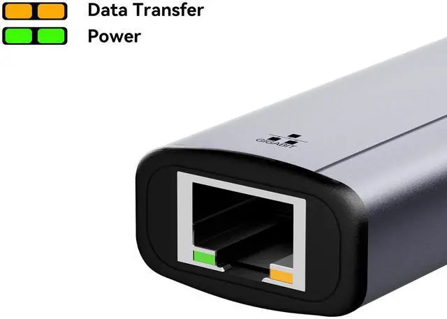 Alt view image 6 of 7 - 2 in 1 USB-C to Ethernet Gigabit Adapter with 100W Charging Port, USB C to RJ45 Ethernet LAN Network Adapter Compatible with iPhone 15 Pro/Max, MacBook Pro/Air 2023, iMac
