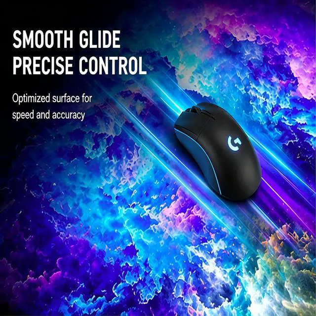 Alt view image 2 of 7 - Extended Gaming Mouse Pad 31.5x11.8 Inch, Large Desk Mat with Non-Slip Rubber Base, Smooth Surface, Stitched Edges, Colorful Abstract Design for Gaming & Office SetupAbstract Nebula
