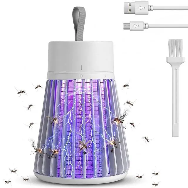 Main image of Electric Bug Zapper Indoor Outdoor, High Voltage Mosquito Killer, Powerful Fly Zapper with 365nm UV Light, Quiet Insect Trap for Bedroom, Kitchen, Living Room,Garden, BBQ,Portable Cordless Bug Zapper