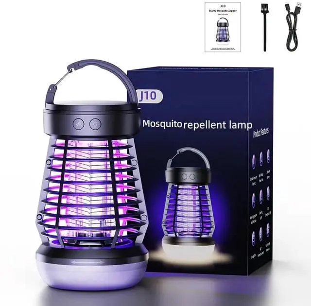 Main image of Upgrade 3-in-1 Bug Lantern with 2000V Grid Portable Rechargeable Camping Light with Adjustable Brightness and SOS Mode for Indoor & Outdoor Use1