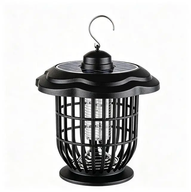 Main image of Solar Bug Zapper Outdoor Lights, Garden Rechargeable Waterproof 2-in-1 Mosquito Killer Lamp and Portable Fly Zapper, Attracts Gnats, Mosquitoes, Flies for Indoor and Outdoor Use