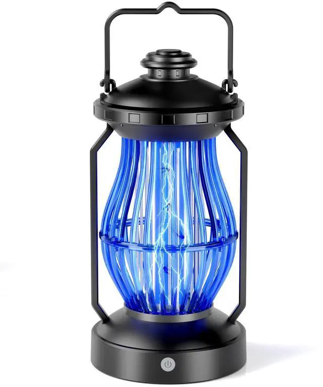 Main image of Rechargeable Bug Zapper, Cordless Portable & Hanging Electric Mosquito & Fly Killer with Light for Indoor & Outdoor, Ideal for Backyard and Patio