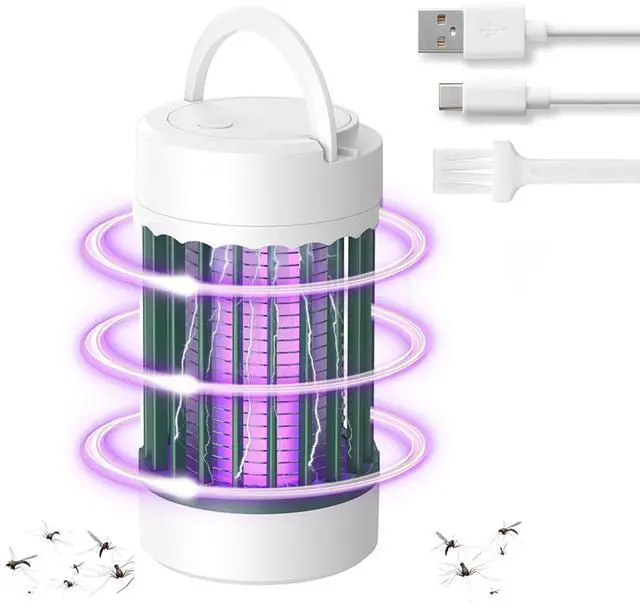 Main image of Bug Zapper - Portable Electric Mosquitoes and Flying Insect Trap Light | High Powered Wireless Killer Lamp | Must Haves for Kitchen, Camping, Room, Home Rechargeable Indoor Out