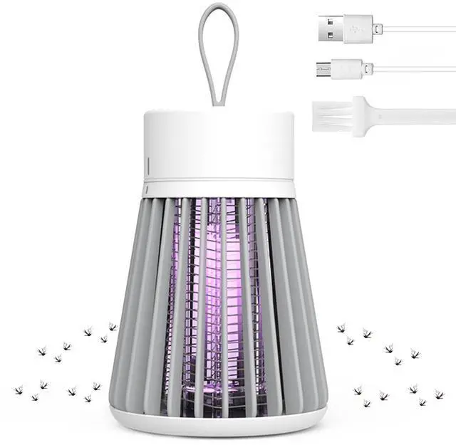 Main image of Bug Zapper Indoor Outdoor Rechargeable Hanging Mosquito Zapper, Mosquito Killer Lamp - Portable UV Insect Trap for Indoor/Outdoor, USB-Powered with Grid for Camping, Bedroom, Patio, Kitchen