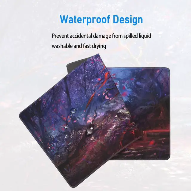 Alt view image 7 of 7 - Gaming Mouse Pad,Large Extended Desk Mat,Desk Matt for Desktop Professional Mousepad with Non-Slip Base and Stitched Edges,31.5 x 12in