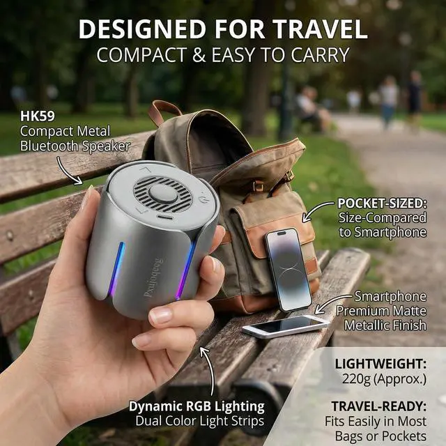 Alt view image 4 of 7 - Interactive Spinning Bluetooth Speaker with RGB Light Metal Fingertip Gyro Desk Gadget, Portable LED Night Light Speaker, USB-C Rechargeable Mini Wireless Speaker for Phone, Gaming Room & Office