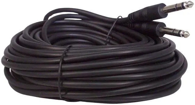 Main image of 50 Foot 1/4" (6.3mm) Stereo Headphone / Microphone Cable