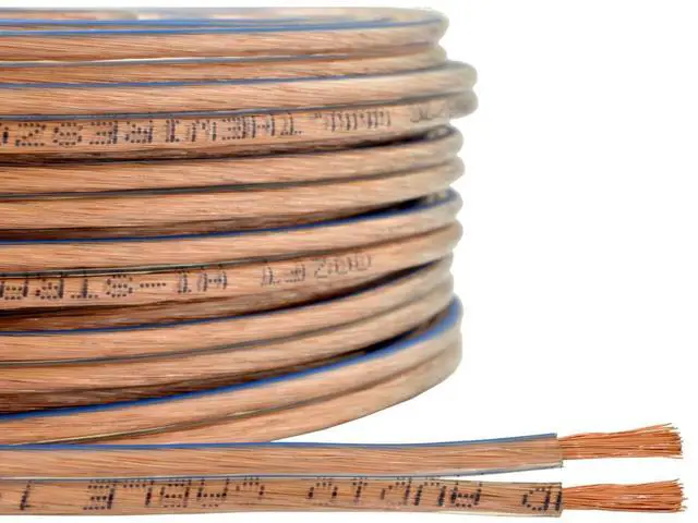 Alt view image 2 of 2 - Car Home Audio Speaker Wire Transparent Clear Cable 16AWG 16/2 Gauge (50 feet)