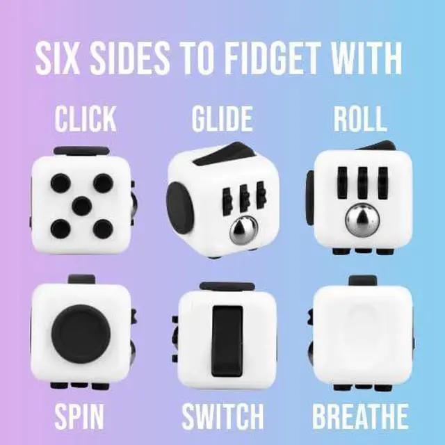 Alt view image 3 of 7 - Fidget Gadget Toy - Premium Quality Stress Relief Cube Toy for Adults and Kids - Improve Focus, Relieve Anxiety, and Increase Productivity - Durable and Portable Design