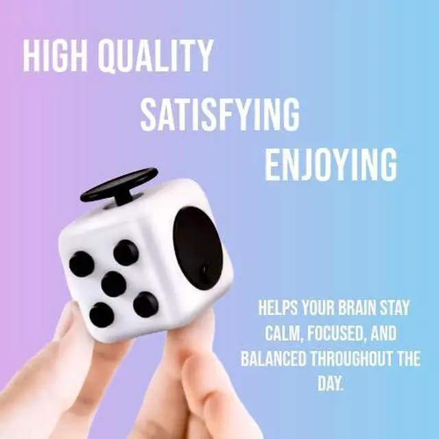 Alt view image 6 of 7 - Fidget Gadget Toy - Premium Quality Stress Relief Cube Toy for Adults and Kids - Improve Focus, Relieve Anxiety, and Increase Productivity - Durable and Portable Design