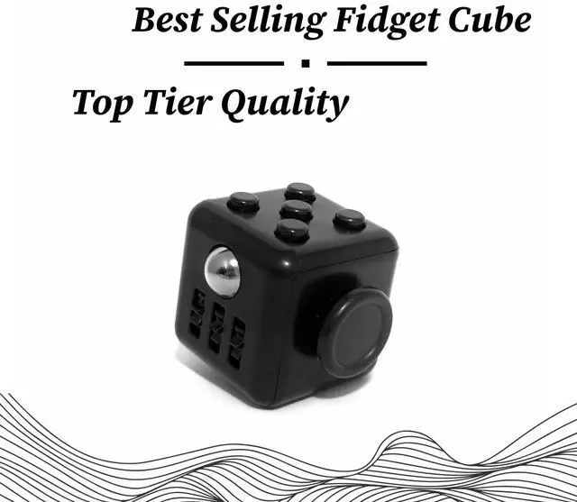Alt view image 2 of 6 - Premium Hand Cube: Unleash Stress Relief and Boost Focus Hand Cube: The Ultimate Handcrafted Premium Quality Fidget Toy for All Age, Fun, Relaxing, and Perfect for Every Occasion (Midnight Black)