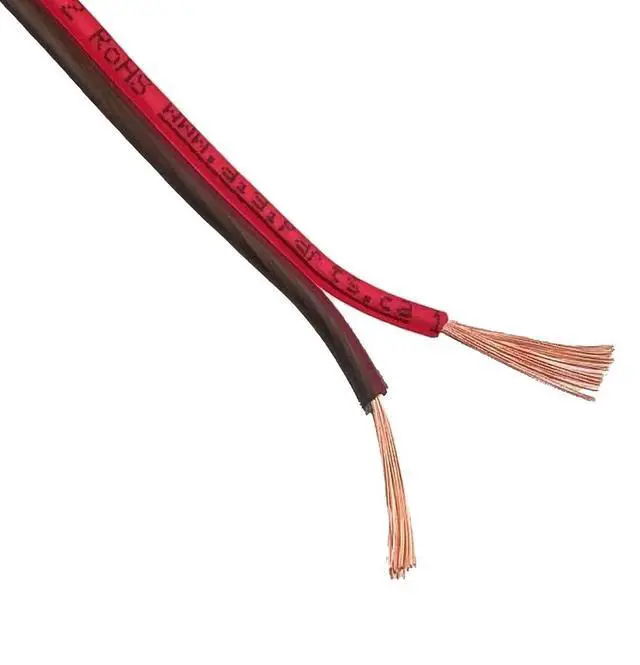 Alt view image 6 of 7 - 16 Gauge 16GA AWG 2 Conductors Speaker Cable Wire 2C CCA Conductors Copper Clad Aluminum CCAL 100FT 100 FT 30 Meters Red Black for Home Audio, Car Audio