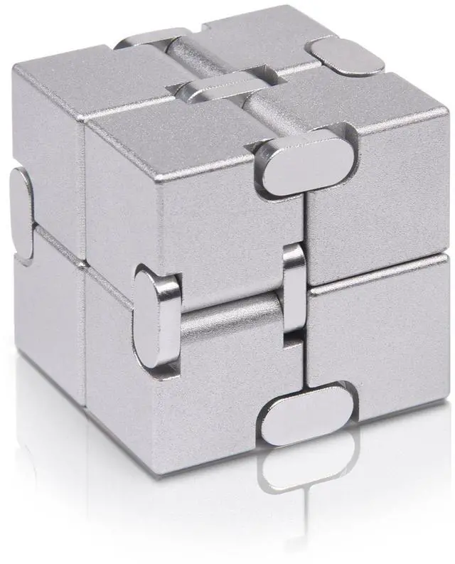 Main image of Fidget Cube New Version Fidget Finger Toys - Metal Infinity Cube Prime for Stress and Anxiety Relief/ADHD, Ultra Durable Sensory Gifts for Adults and Teens Kids