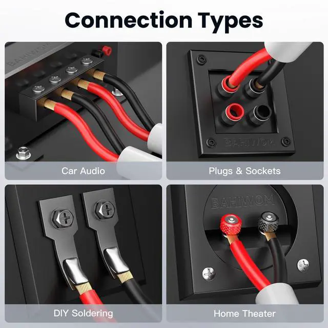 Alt view image 6 of 7 - 16 Gauge 50FT Speaker Wire CCA 2 Conductors Cord CL2 Rated Speaker Cable for Indoor,in-Wall,in-Ceiling,Home Theater & Commercial Audio with White PVC Jacket