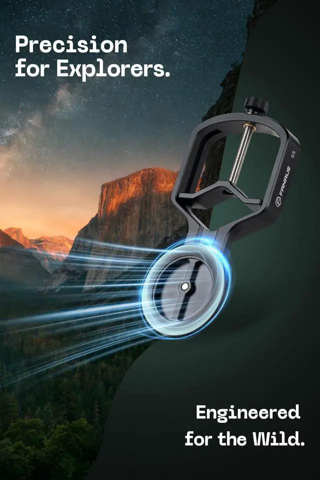 Alt view image 4 of 7 - Magsafe Digiscoping Adapter,Fits Telescope or Spotting Scope 2.16" Eyepiece Max, Fits Almost All Smartphones on the Market Record Nature and The World