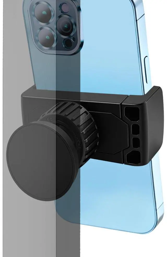 Main image of Gym Phone Holder 360 Rotation Golf Cart Phone Mount Magnet Phone Holder for Gym Fit 4.7-7 Inch Smartphone Gym Accessories for Women Men (Square clamp Head Single Magnetic Suction Type)