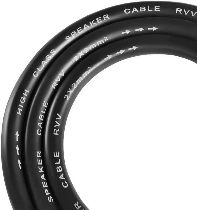 Alt view image 3 of 6 - Pro 25 Feet 12AWG 1/4" to 1/4" Speaker Cable - 25ft 12 Gauge Speaker Wire Cord for Audio Amplifier - Single