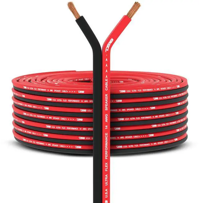 Main image of SW-14GA-100RB 14-GA Ultra Flex Speaker Wire Red and Black 100FT - Speaker Cable for Audio Applications