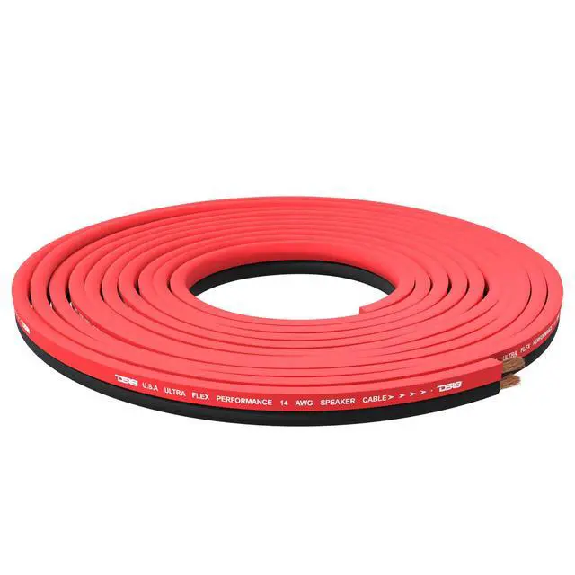 Alt view image 3 of 5 - SW-14GA-100RB 14-GA Ultra Flex Speaker Wire Red and Black 100FT - Speaker Cable for Audio Applications