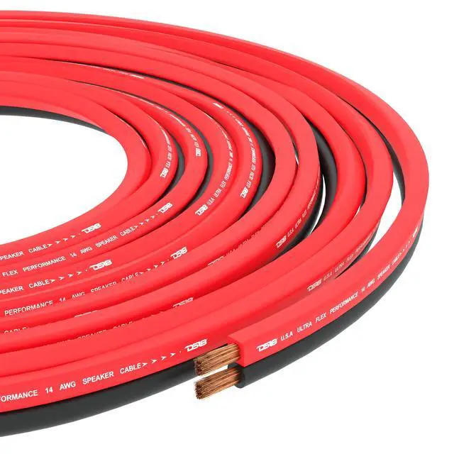 Alt view image 4 of 5 - SW-14GA-100RB 14-GA Ultra Flex Speaker Wire Red and Black 100FT - Speaker Cable for Audio Applications