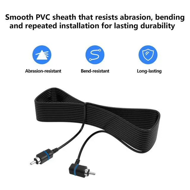 Alt view image 6 of 7 - 26.2ft Wireless Extension Cord, Blue Exact-Fit Surround Satellite Speaker Replacement Wires Compatible with Vizio V51 M51 SB3651 SB36514 SB4051 SB4251