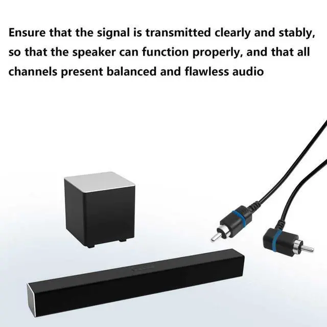Alt view image 7 of 7 - 26.2ft Wireless Extension Cord, Blue Exact-Fit Surround Satellite Speaker Replacement Wires Compatible with Vizio V51 M51 SB3651 SB36514 SB4051 SB4251