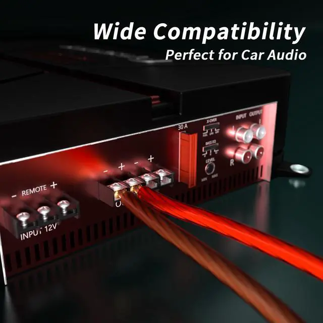 Alt view image 7 of 7 - 14 Gauge Wire(100FT Black + 100FT Red) Copper Clad Aluminum CCA Battery Cable, Primary Power/Ground Cable for Car Audio Speaker, RV Trailer, Amp, Inverter RV Truck, Solar Equipment, Translucent Jacket