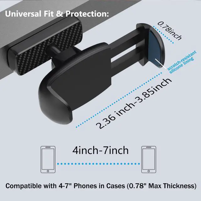 Alt view image 5 of 7 - Gym Magnetic Phone HolderStrong Magnets 360 Adjustable Magnetic Phone Mount, Phone Tripod Holder Gym Accessories for Women Men Workout Essentials for 4-7" Smartphones