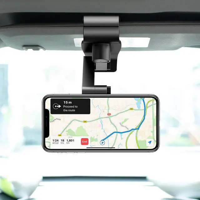 Alt view image 2 of 7 - Universal Visor Magnetic Car Mount Holder, for Cell Phones with Fast Swift-Snap TM Technology, Magnetic Cell Phone Mount (Visor Mount)