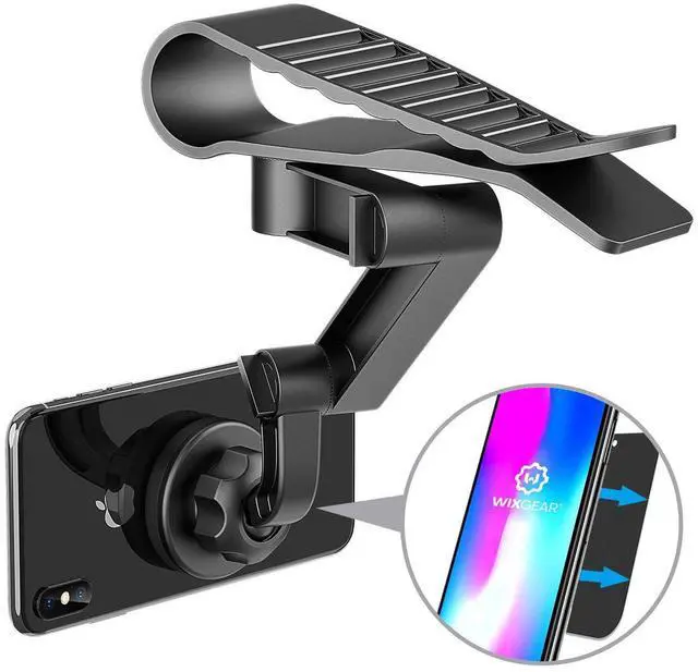 Alt view image 3 of 7 - Universal Visor Magnetic Car Mount Holder, for Cell Phones with Fast Swift-Snap TM Technology, Magnetic Cell Phone Mount (Visor Mount)