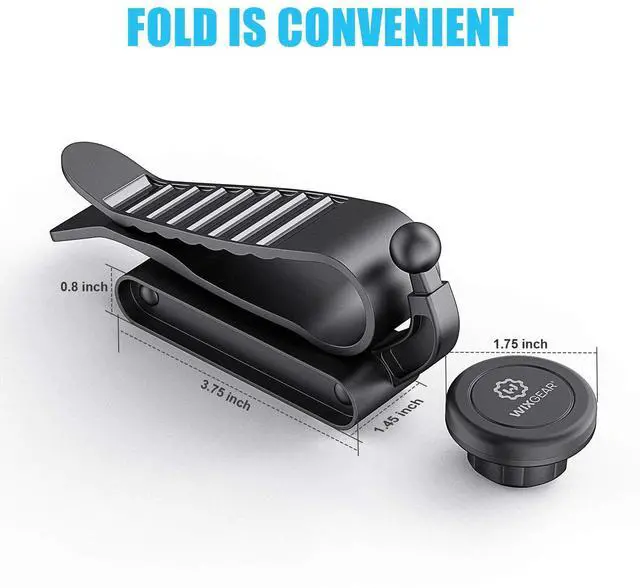 Alt view image 6 of 7 - Universal Visor Magnetic Car Mount Holder, for Cell Phones with Fast Swift-Snap TM Technology, Magnetic Cell Phone Mount (Visor Mount)