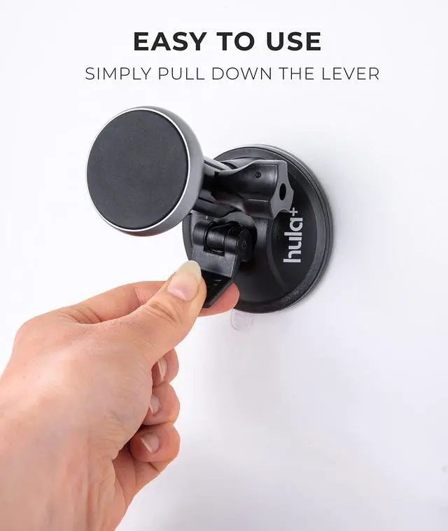 Alt view image 4 of 7 - Magnet Phone Holder Reusable Stand, Portable Mount for Shower Mirror Kitchen Window & Bathroom Compatible with All Phones, Ideal for Content, TikTok, Instagram, Movies & Music