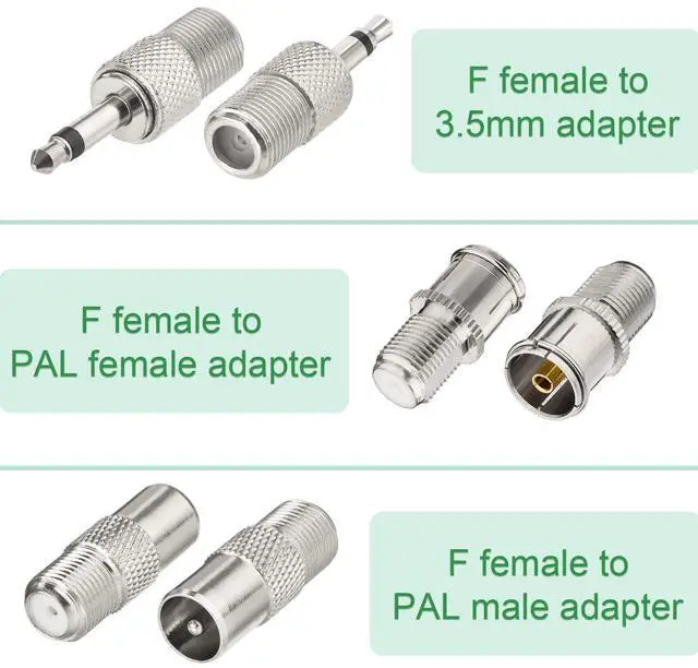 Alt view image 6 of 6 - FM Telescopic Antenna Kit 75 Unbal F Type Connector DAB Radio Replacement Antenna for TV AM FM Radio Stereo Receiver Bose Wave etc.