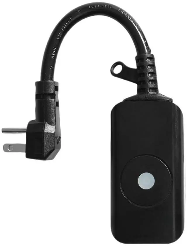 Main image of 5GHz &2.4 GHz Outdoor Smart WiFi Plug Outlet,IP44,15 Amps,One Grounded Outlet, Wireless Remote, Alexa Smart Plugs and Google Home Assistant, ETL Listed,Black(1 Pack)