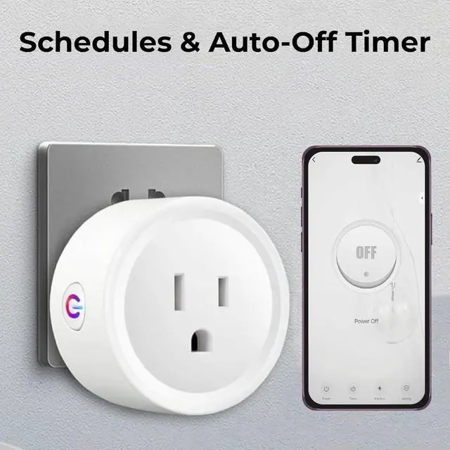 Alt view image 3 of 7 - Osprey Smart Plug, Wi-Fi Outlet Socket, Compatible with Alexa and Google Home, Automate APP, Timer Function, Voltage Measurement Function, 2.4GHz Wi-Fi Only, No Hub Required, 16A (2 pcs)
