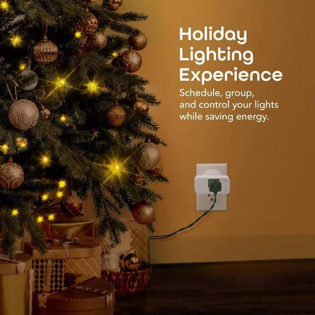 Alt view image 5 of 7 - Smart Plug Mini 15A WiFi Outlet 2-Pack, Compatible with Alexa Google Home, No Hub Required, App Remote Control, UL Certified White