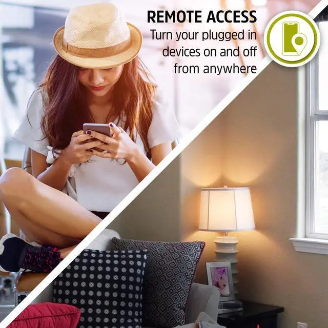 Alt view image 5 of 7 - Energizer Connect Smart WiFi Plug, Mobile Connect App Enabled, Voice Controlled, Alexa, Echo, Siri, Hey Google Enabled, No Hub Required, Mini Outlet 15-Watt, 2.4GHz, ETL & FCC Certified