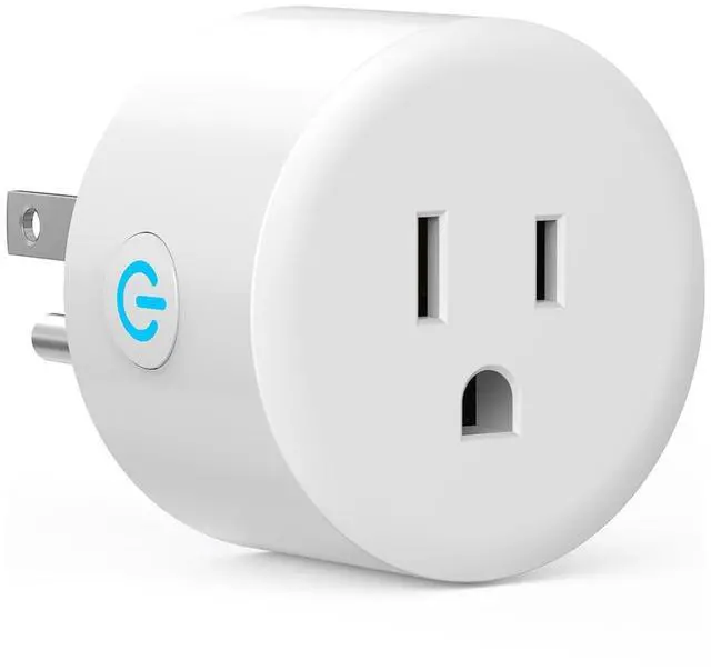 Main image of Smart Plug 5GHz& 2.4GHz, 15A WiFi Smart Outlet Compatible with Alexa & Google Home, Smart Home WiFi Plug with Remote Control, Timer Outlet with Schedule, 1 Pack
