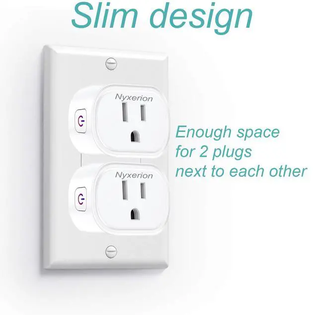 Alt view image 5 of 6 - Smart Plug, ,WiFi Smart Plugs Compatible with Alexa and Google Home,Smart WiFi Outlet with Remote Control and Timer Function,2.4GHz Wi-Fi Only,No Hub Required, White