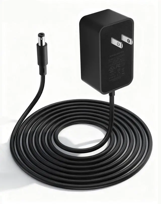 Main image of 12V 3A 36W Power Supply AC to DC 5.5 x 2.1mm Adapter, 100-240V 50-60Hz AC to DC5521 12 V Cord for CCTV Camera,Speakers, LED Strip Light - 4.92 FT