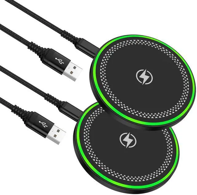 Main image of Samsung S25 Wireless Charger Fast Charging Pad Wireless Phone Charger for Android Samsung Galaxy S25 Ultra Edge S24 S23 S22, Cargador Inalámbrico para for iPhone 17 Pro Max Air 17 16 15