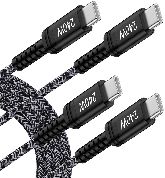 Main image of 240W Samsung Charger Super Fast Charging Cord Type C Cable 3FT 2Pack USB C | to C Cable Android Charger Cord for Samsung Galaxy S26 Ultra S26+ S26 S25 FE Plus A17 A36 A16 A26 A56 S24 S23 Z Fold/Flip 7