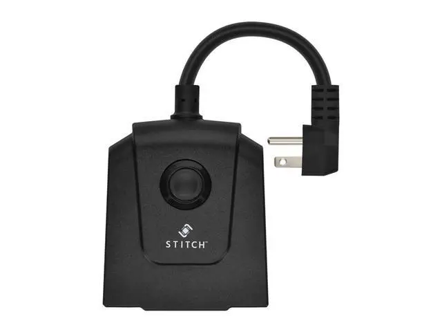 Alt view image 4 of 6 - Smart Outdoor Plug, IP65 Weather Resistance, 2 Individually Controlled Outlets, No Hub Required, Compatible with Google Home - STITCH Series