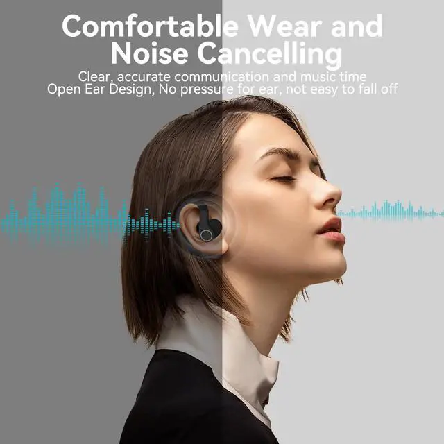 Alt view image 6 of 6 - AI Language Translation Earbuds Real Time, OWS 3-in-1 Translator Earbuds Device 150 Languages & Accents, Audifonos Traductores Inglés Español,Bluetooth 5.4,Open Ear Headphone fit iOS & Android-Black